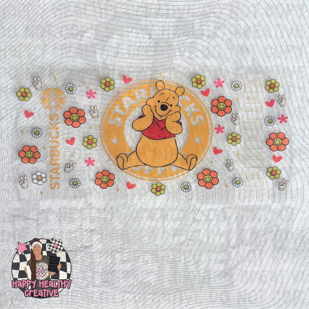 Starbucks - Pooh Decal Wrap
