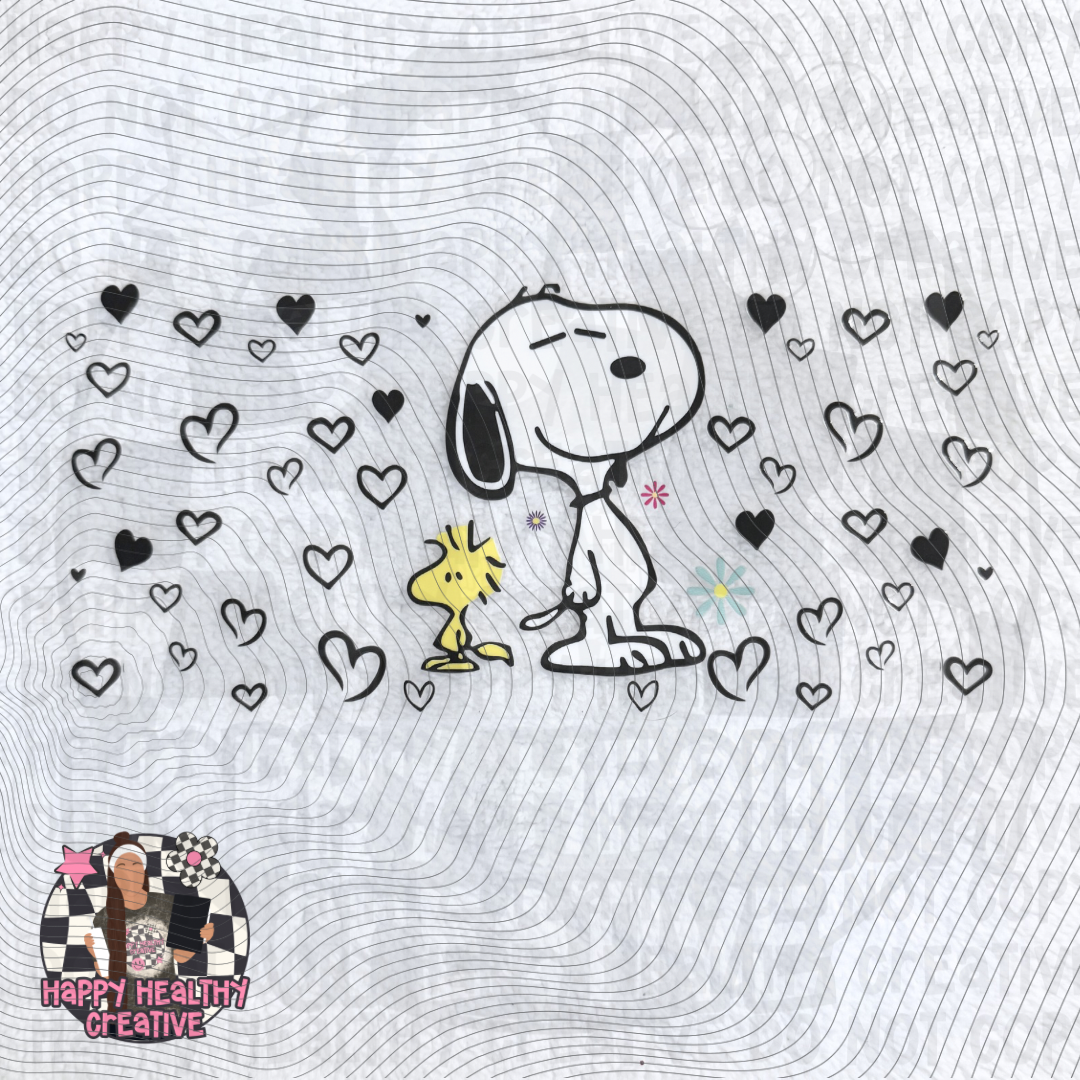 Peanuts Snoopy - Hearts Decal Wrap
