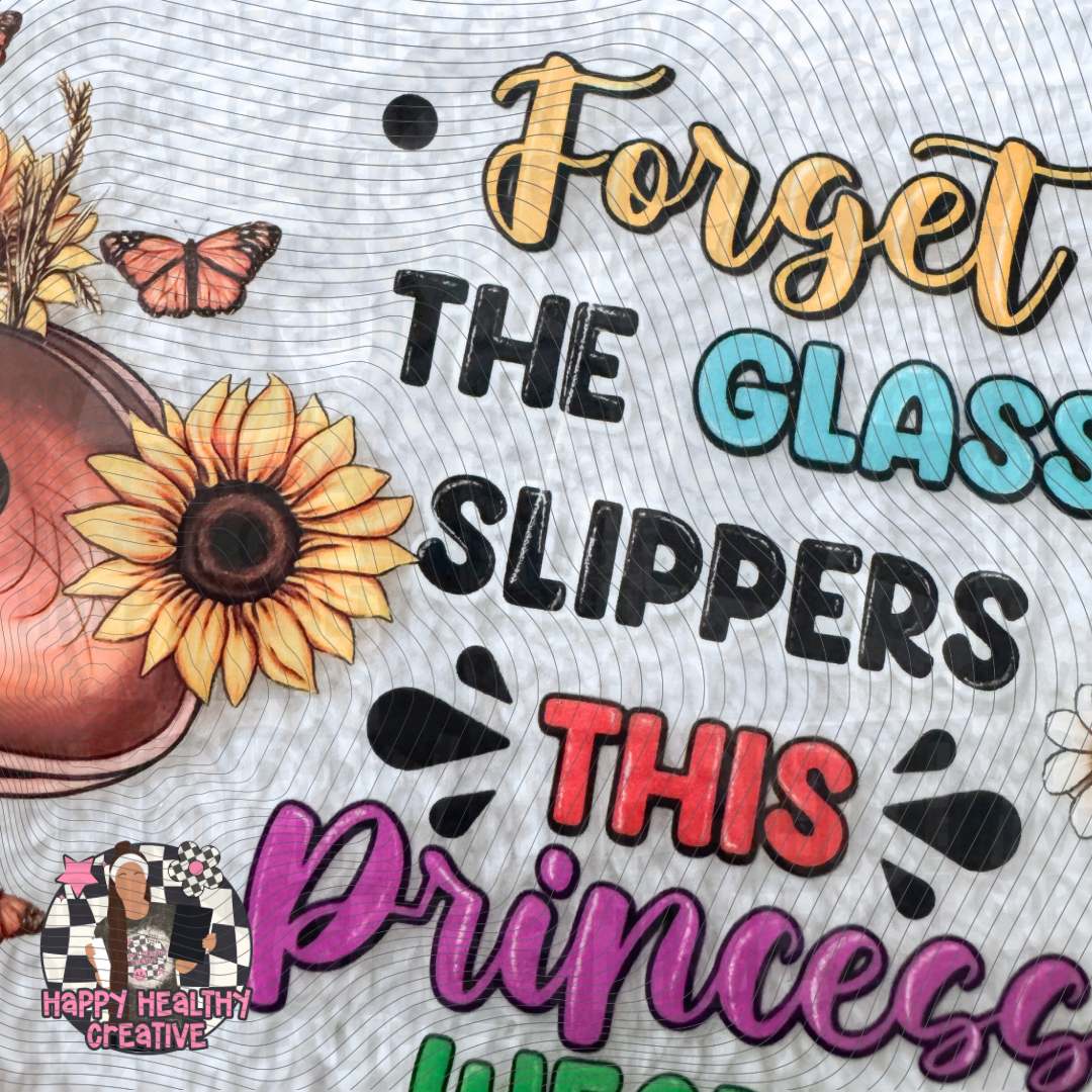DISCOUNTED Forget the Glass Slippers Western Decal Wrap