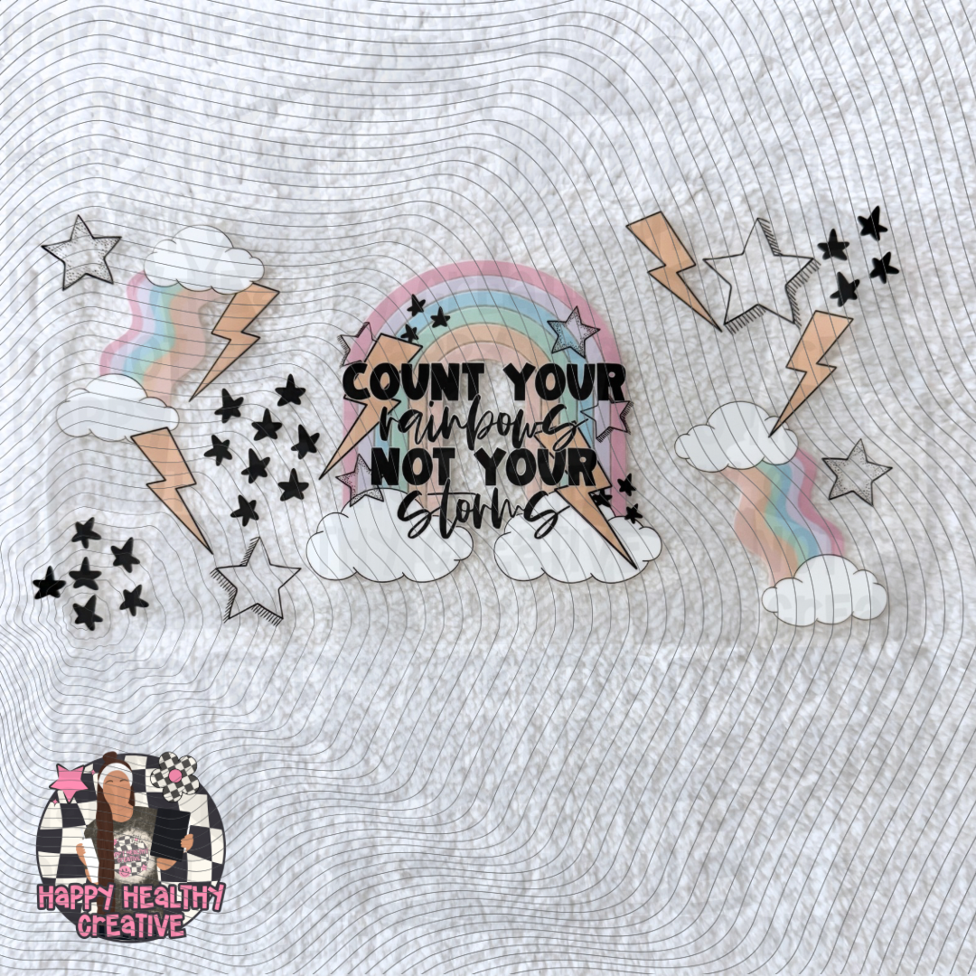 Count Your Rainbows Decal Wrap