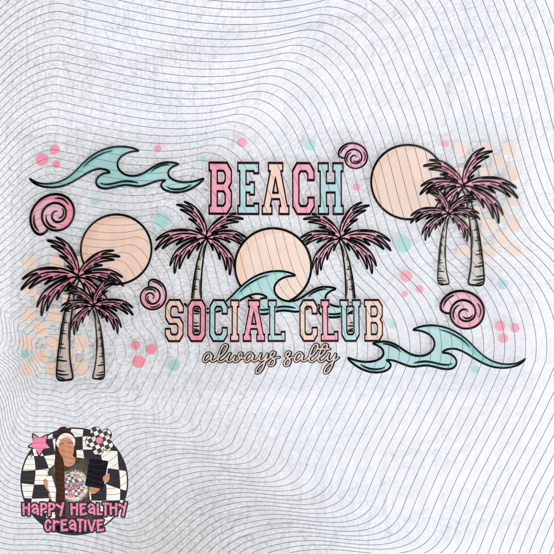 Beach Social Club Decal Wrap