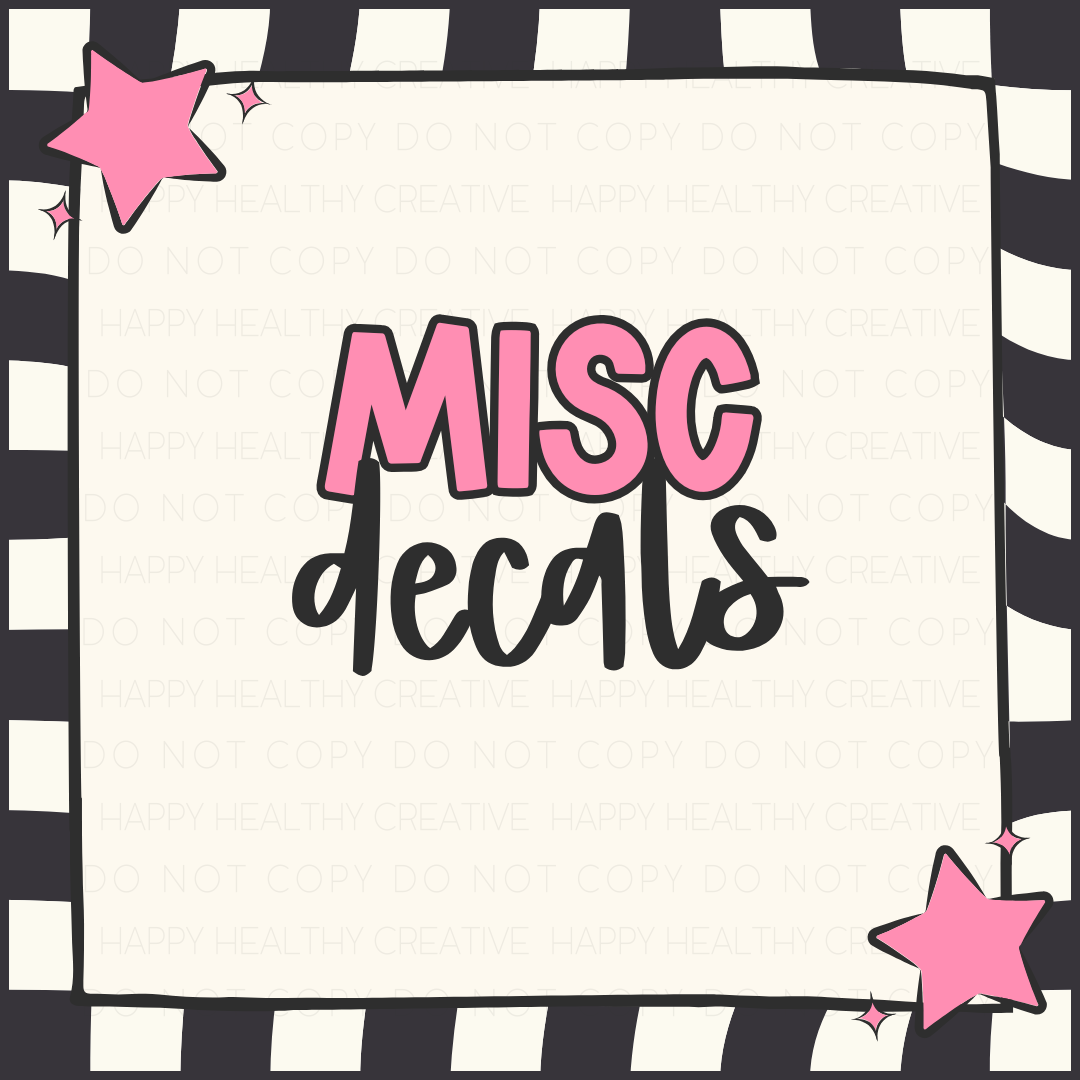 Miscellaneous Decals