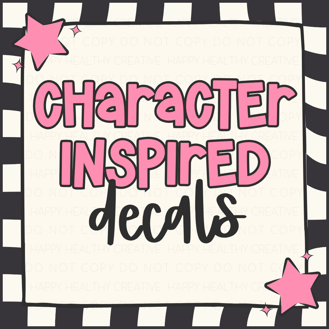 Character Inspired Decals