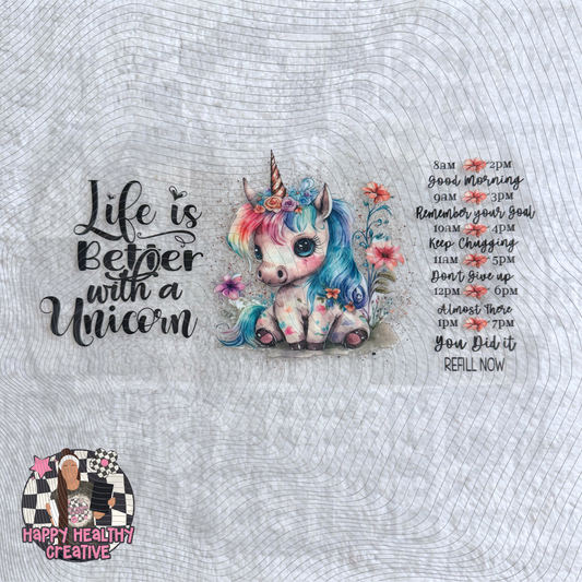 Life is Better with a Unicorn Decal Wrap