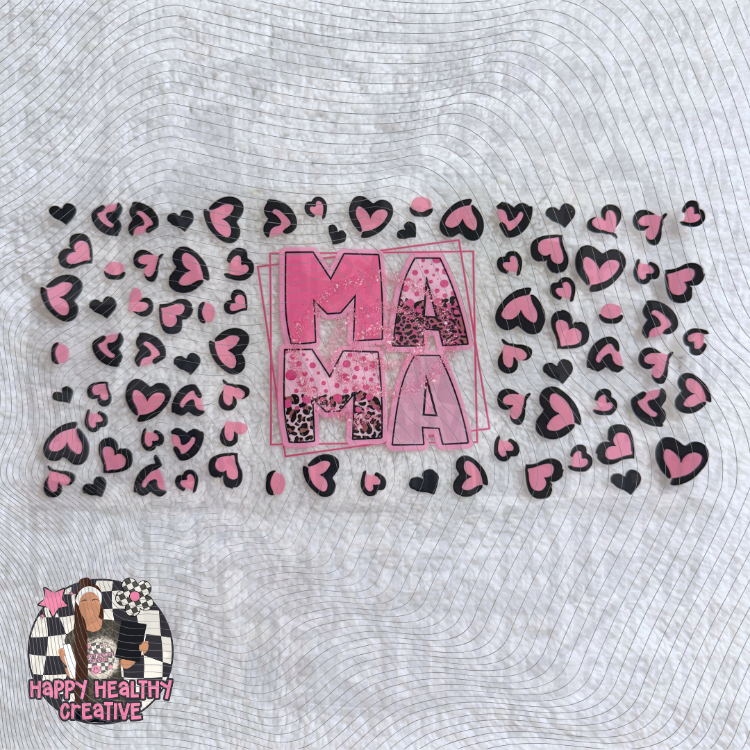 Mama Hearts Decal Wrap