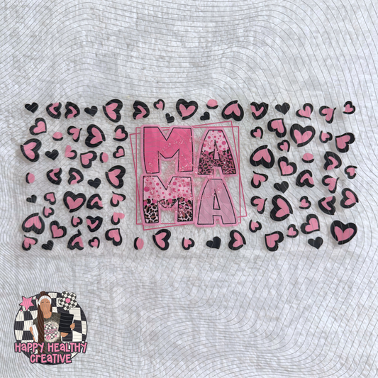 Mama Hearts Decal Wrap