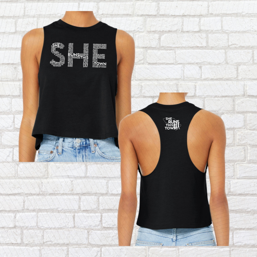 SHE (She Runs This Town) – Crop Top
