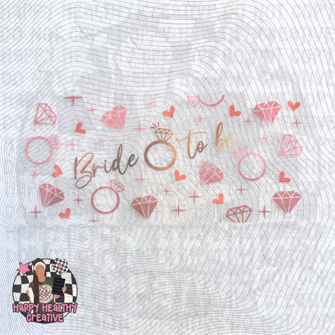 Bride to Be Decal Wrap