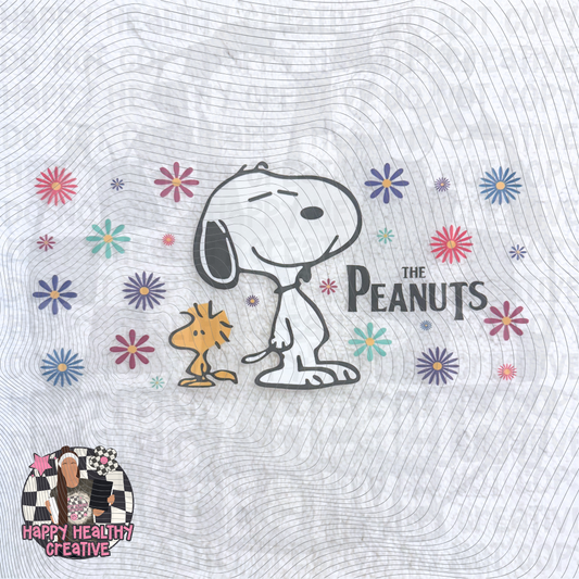 Peanuts Snoopy - Flowers Decal Wrap