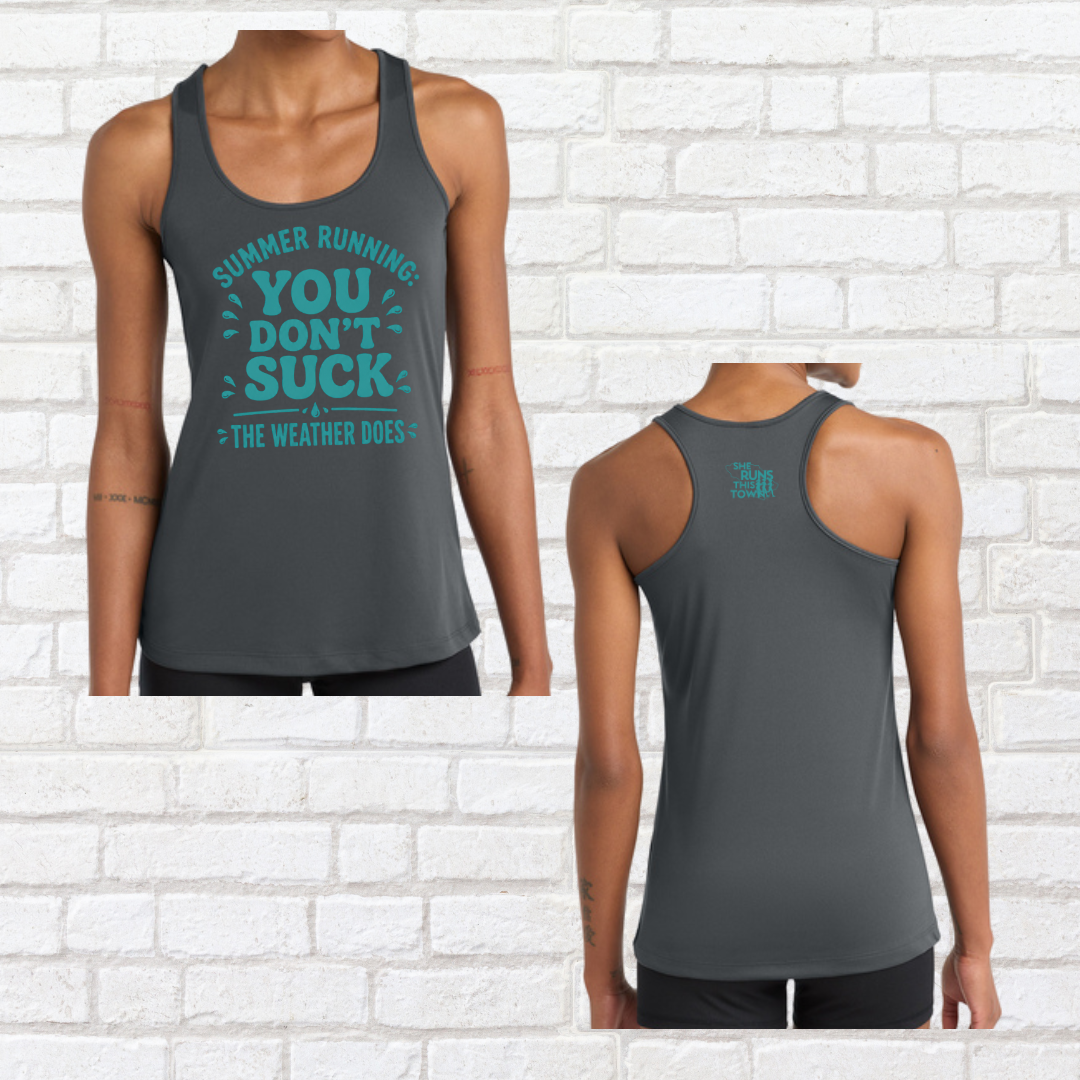 Summer Running (She Runs This Town) – Performance Ladies Tank