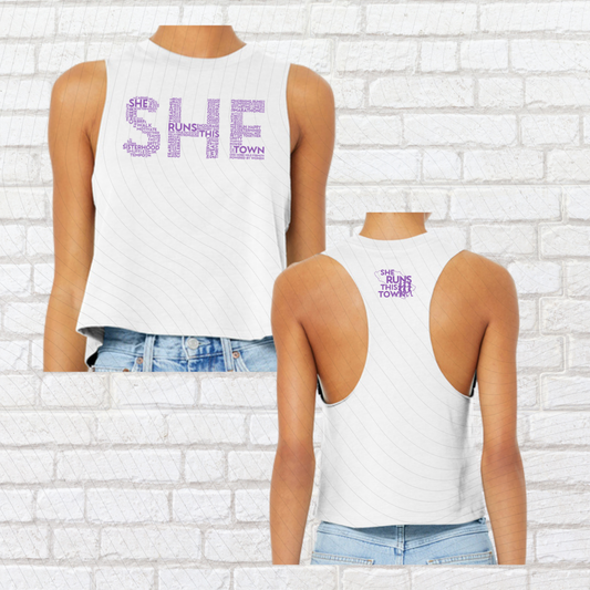 SHE (She Runs This Town) – Crop Top
