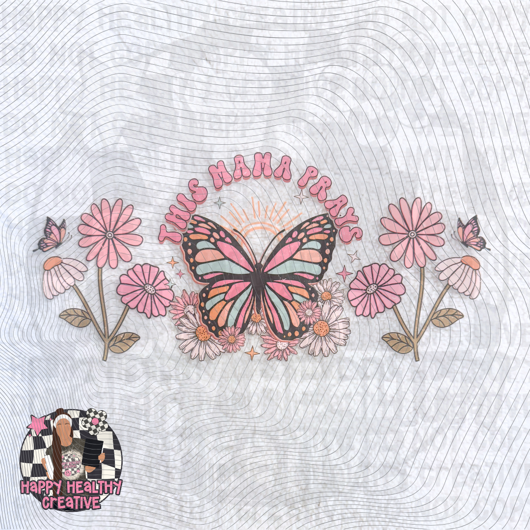 This Mama Prays Decal Wrap