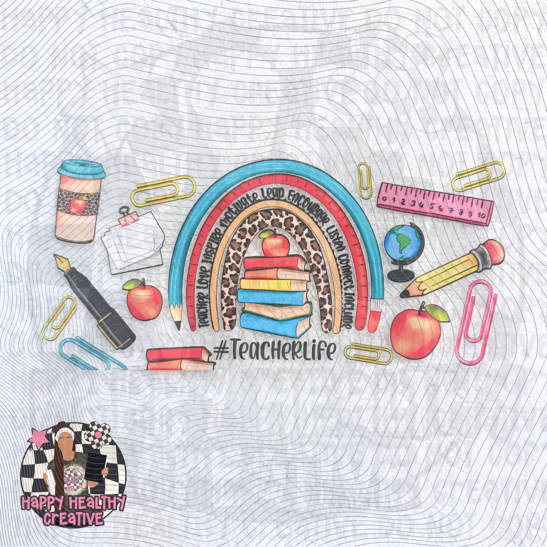Teacher - #Teacher Life Decal Wrap