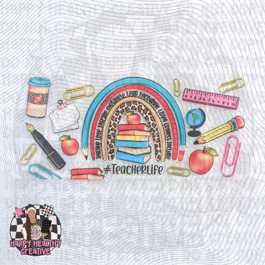 Teacher - #Teacher Life Decal Wrap