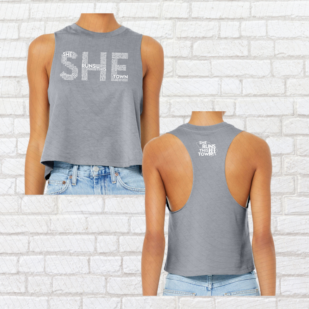 SHE (She Runs This Town) – Crop Top