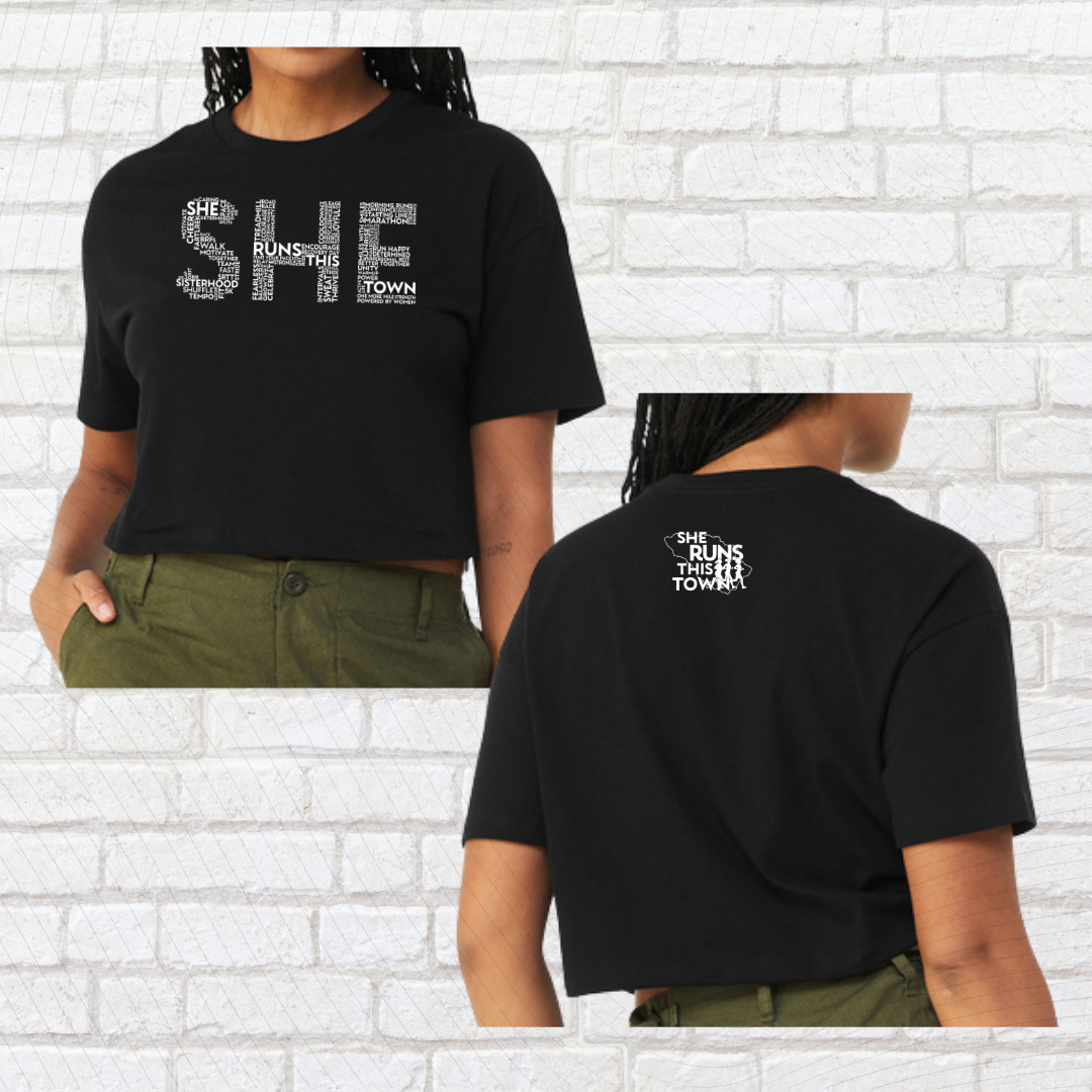 SHE (She Runs This Town) – Crop Top