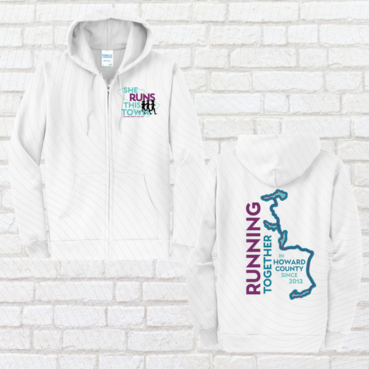 She Runs This Town – ZIP UP Hoodie
