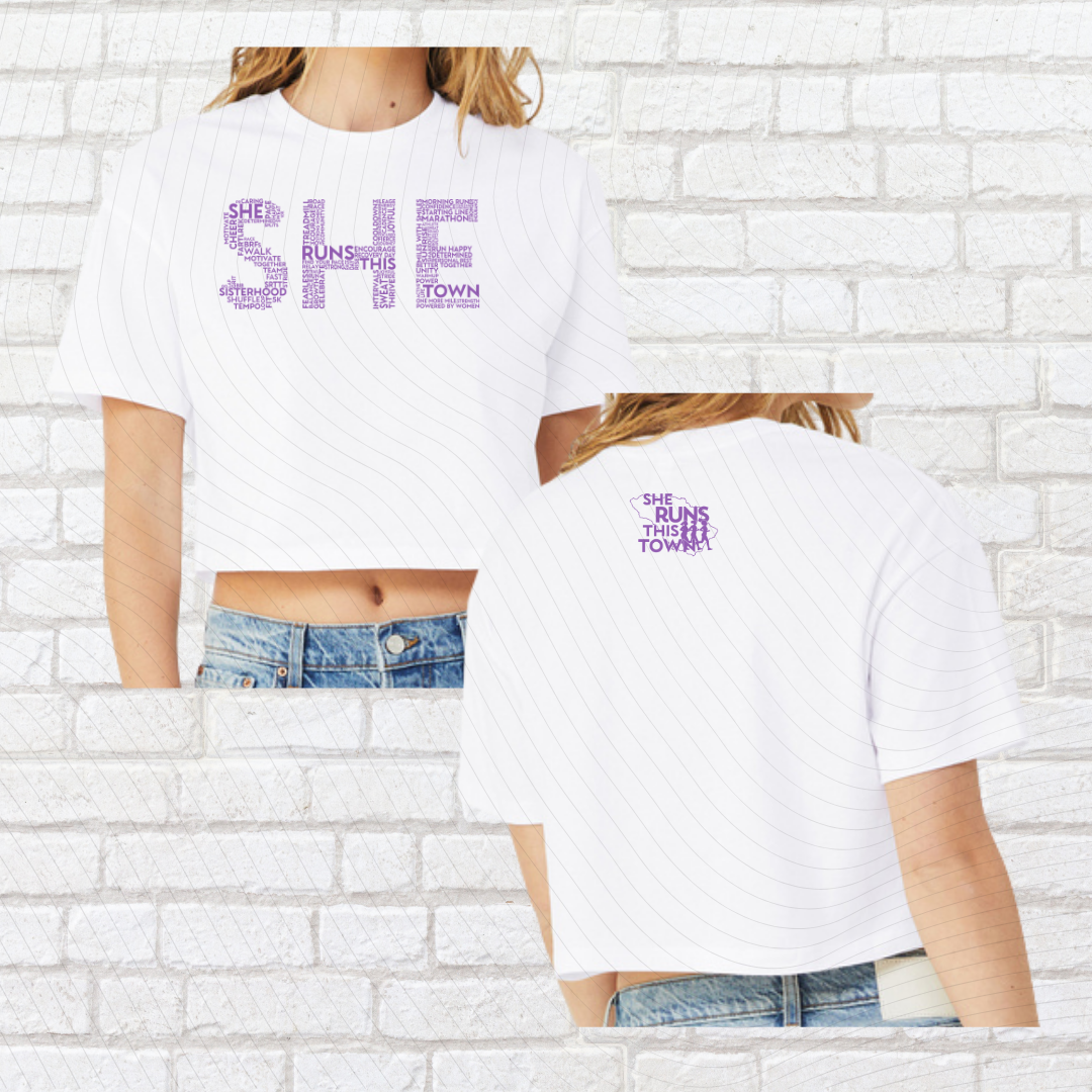SHE (She Runs This Town) – Crop Top