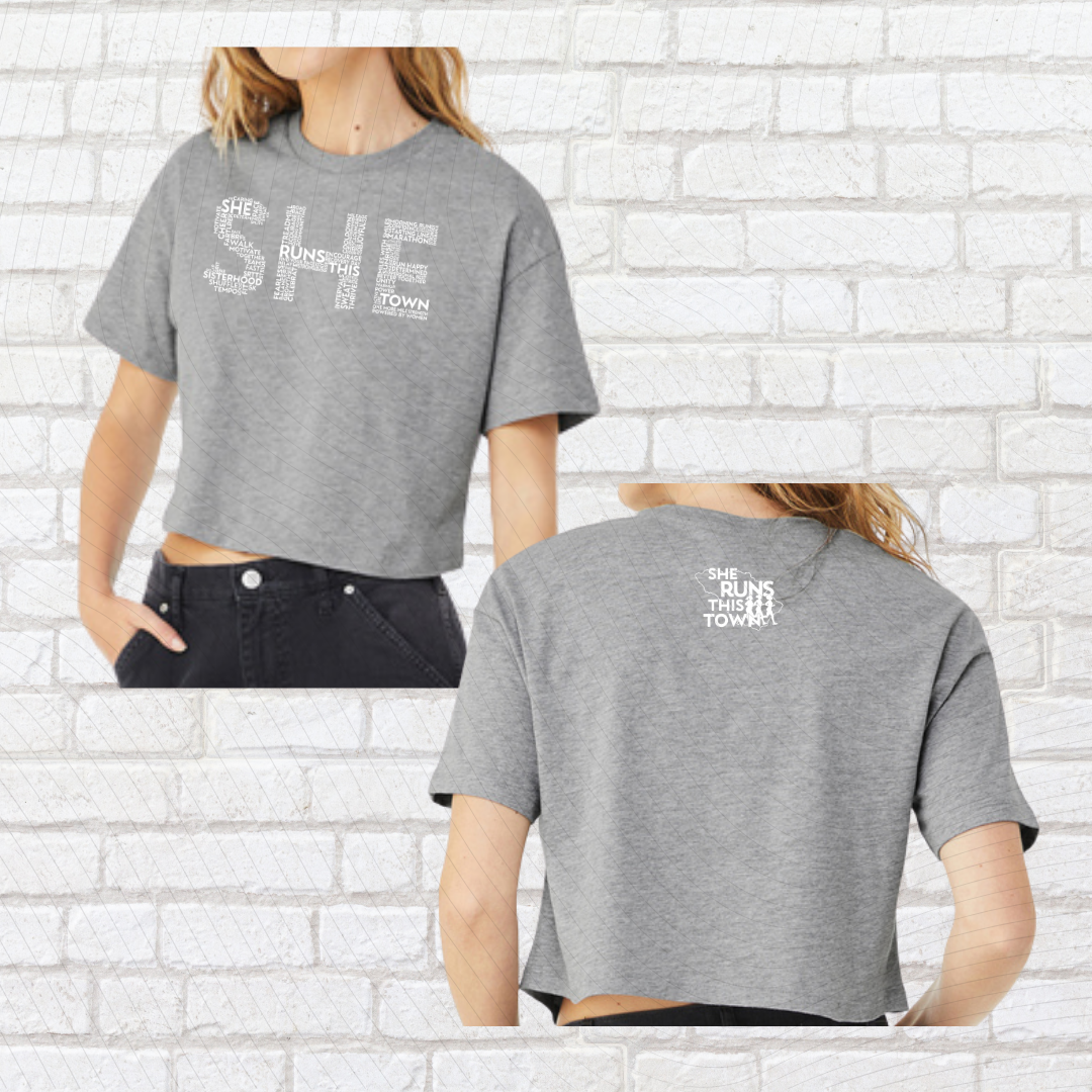SHE (She Runs This Town) – Crop Top