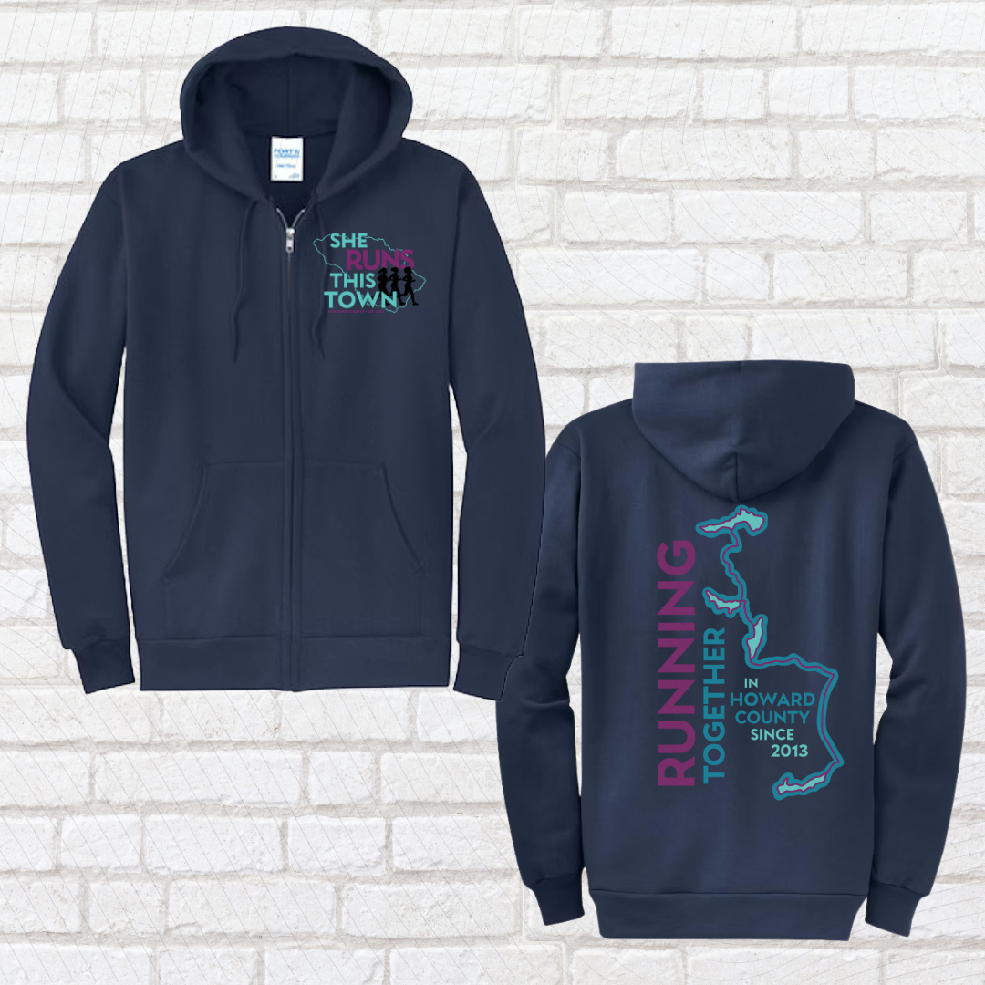 She Runs This Town – ZIP UP Hoodie