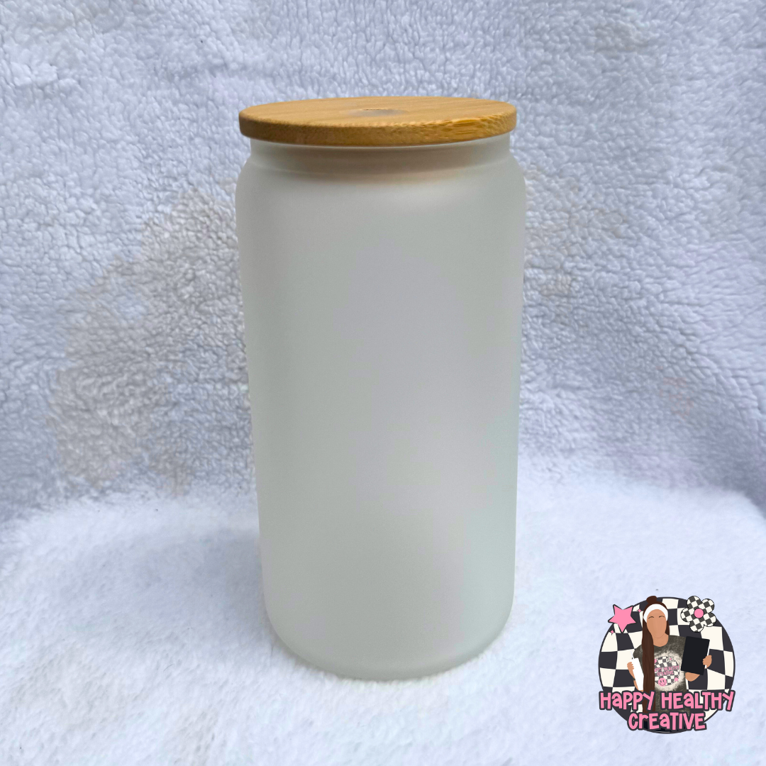 Standard Frosted Glass Cup (NOT Snow Globe)