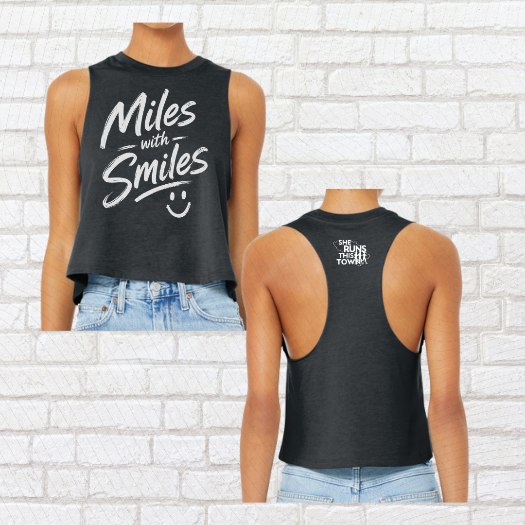 Miles with Smiles (She Runs This Town) – Crop Top