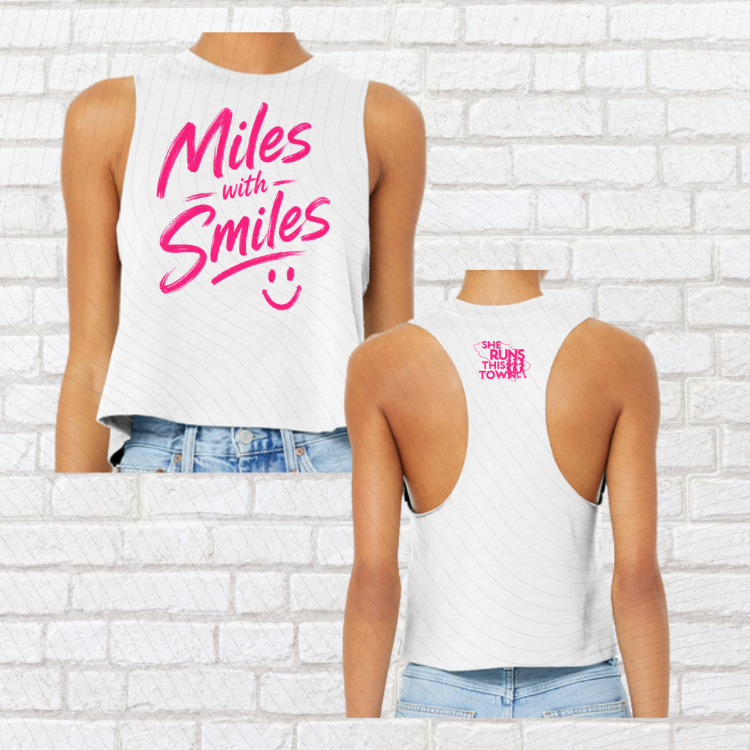 Miles with Smiles (She Runs This Town) – Crop Top