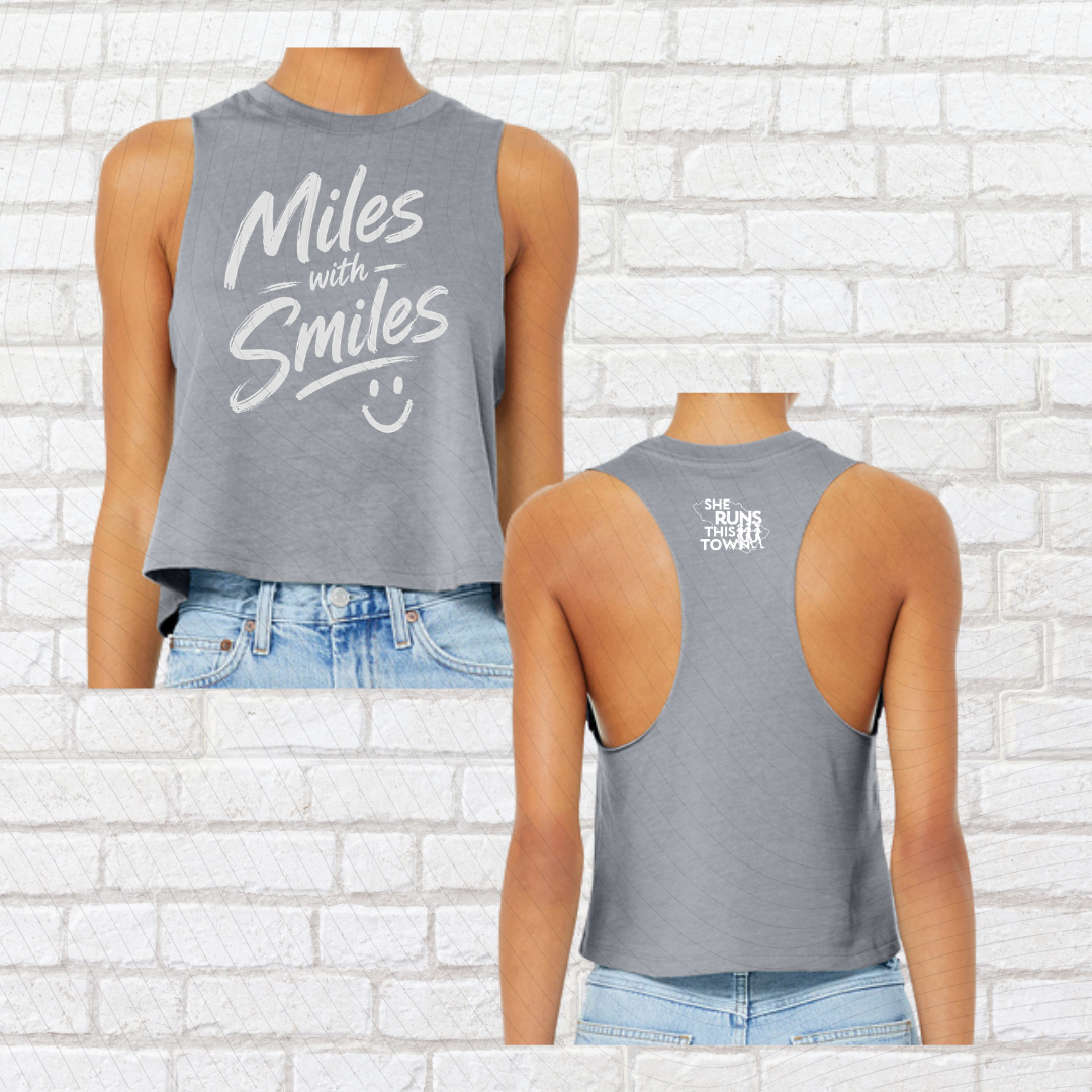 Miles with Smiles (She Runs This Town) – Crop Top