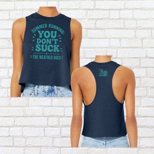 Summer Running (She Runs This Town) – Crop Top