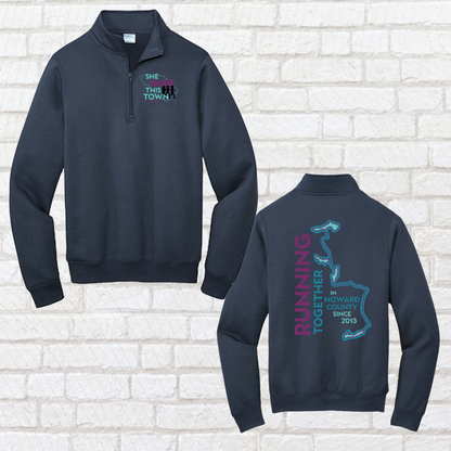 She Runs This Town – Quarter Zip Core Fleece