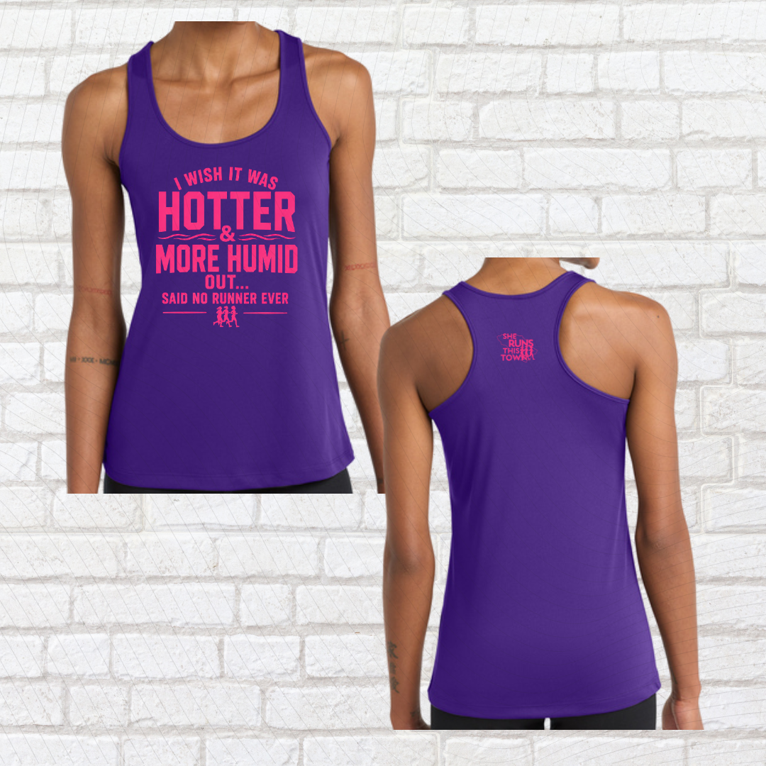 Hot & Humid (She Runs This Town) – Performance Ladies Tank