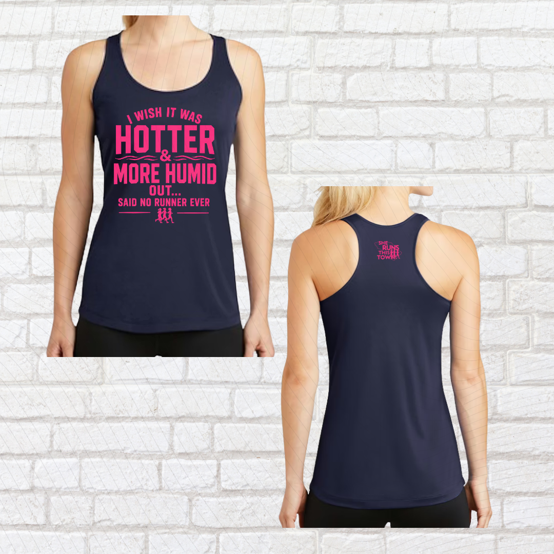 Hot & Humid (She Runs This Town) – Performance Ladies Tank