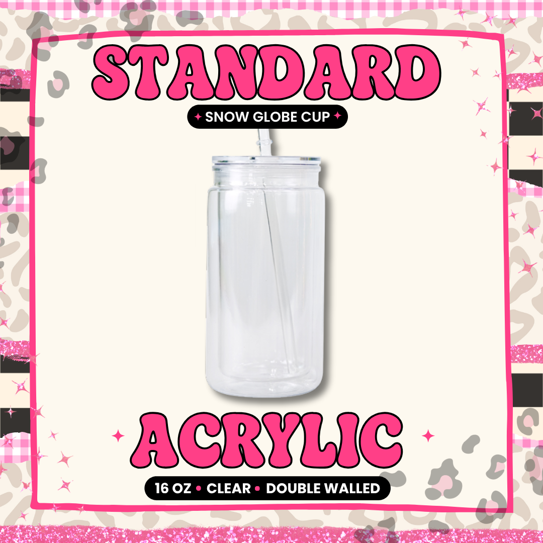 Standard Acrylic Snow Globe