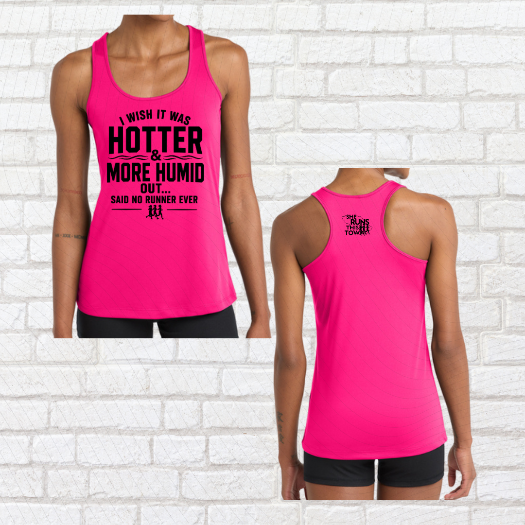 Hot & Humid (She Runs This Town) – Performance Ladies Tank