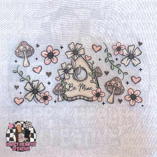 Be Mine Boho Florals/Mushrooms Decal Wrap