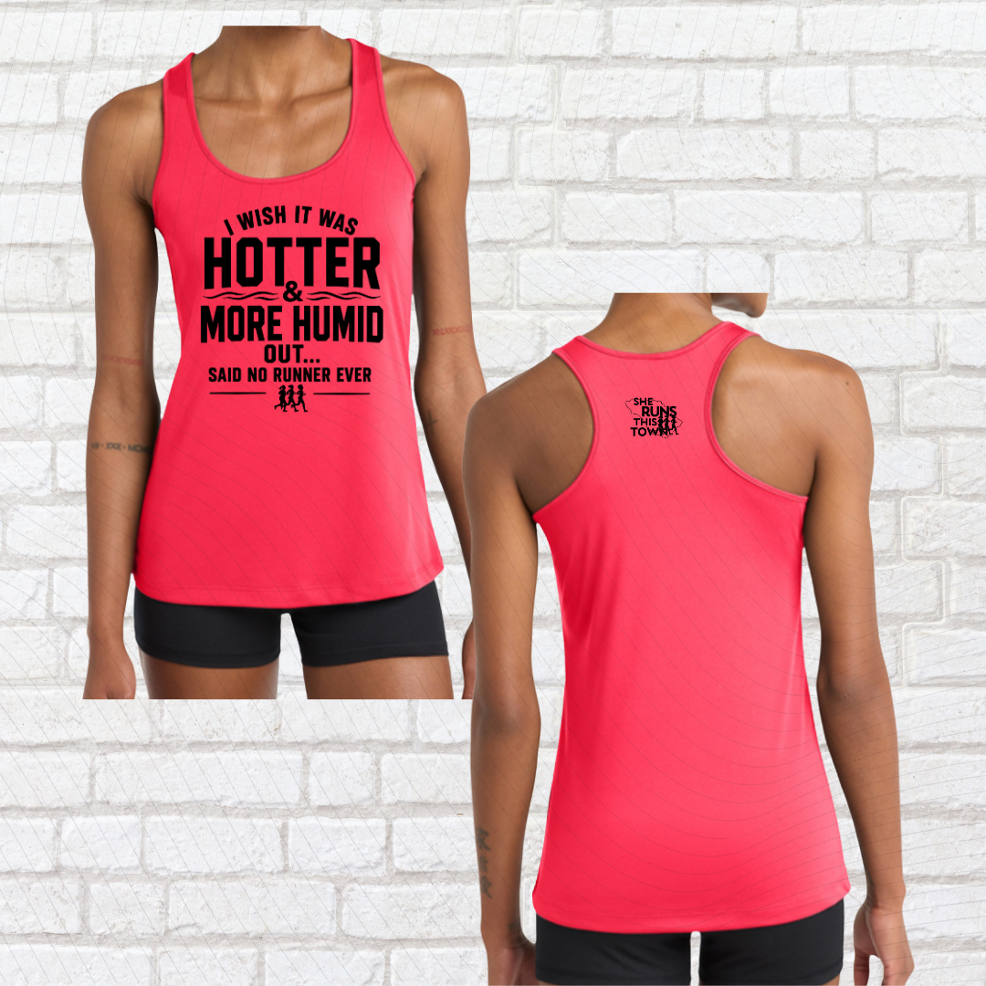 Hot & Humid (She Runs This Town) – Performance Ladies Tank