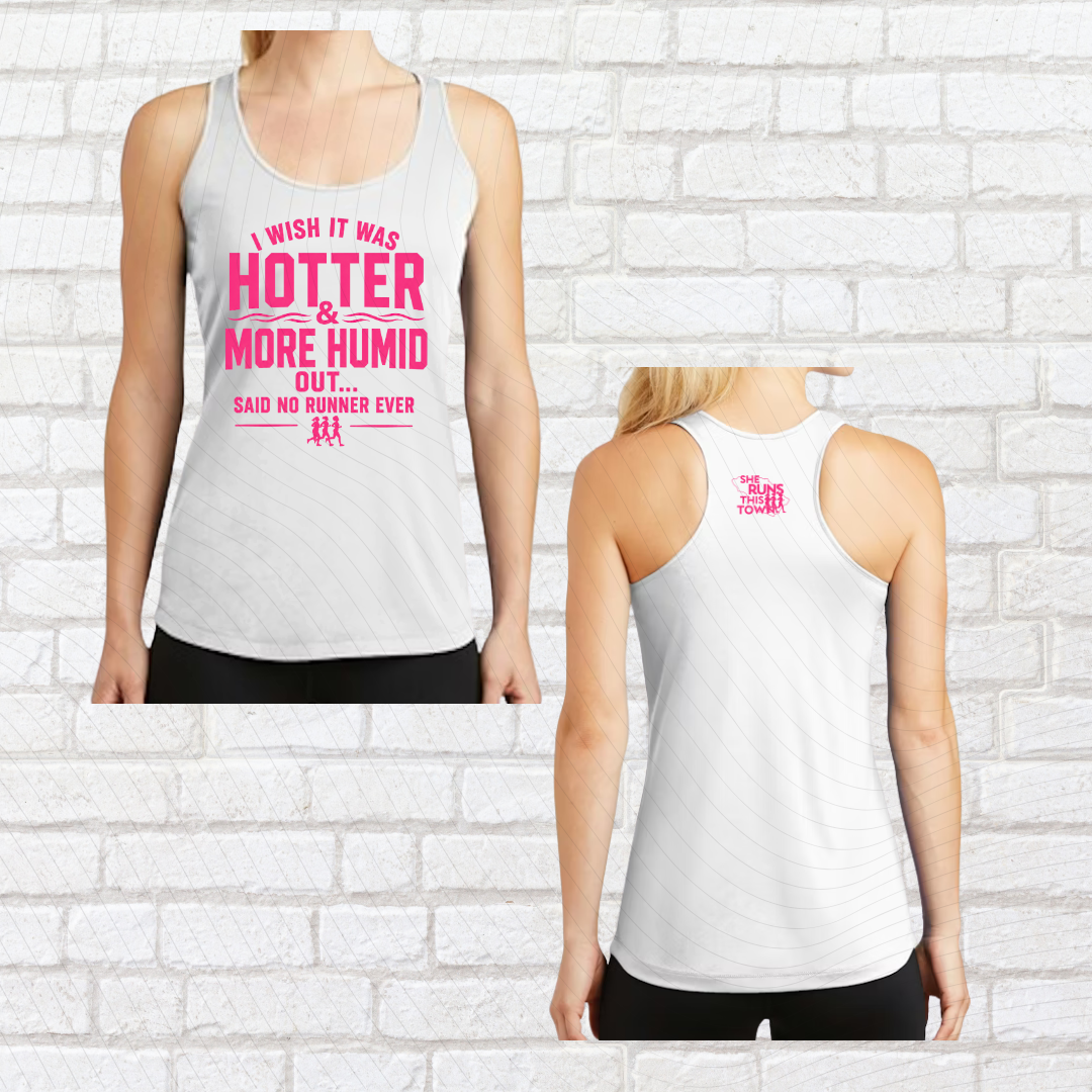 Hot & Humid (She Runs This Town) – Performance Ladies Tank