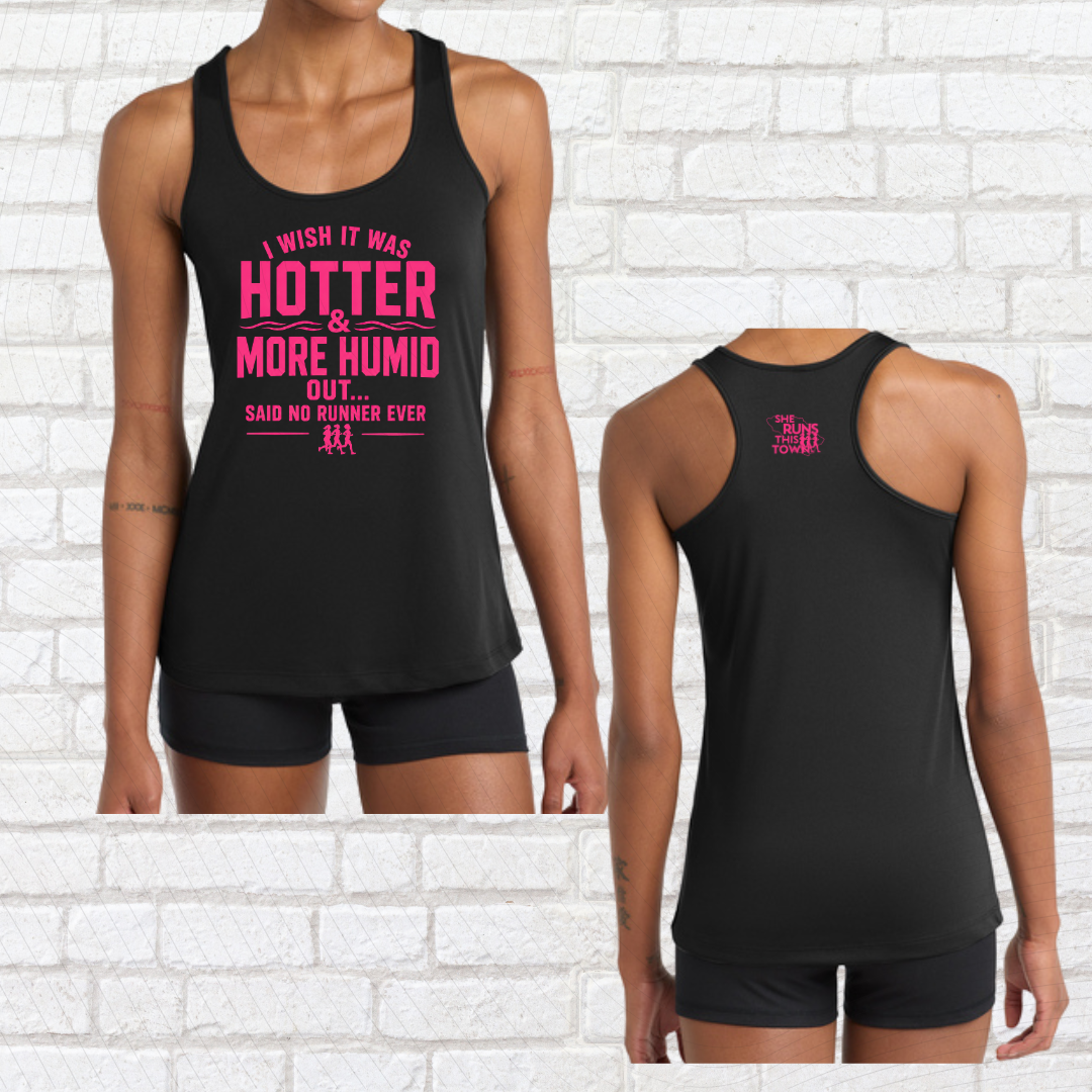 Hot & Humid (She Runs This Town) – Performance Ladies Tank