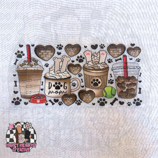 Dog Mom/Coffee Decal Wrap