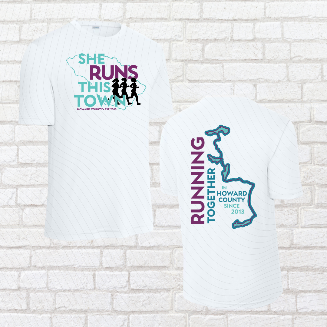 She Runs This Town – Performance Tee (Unisex Fit)