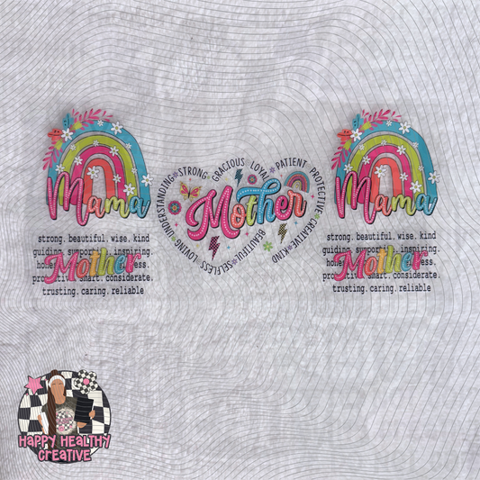 Bright Mama/Mother Decal Wrap