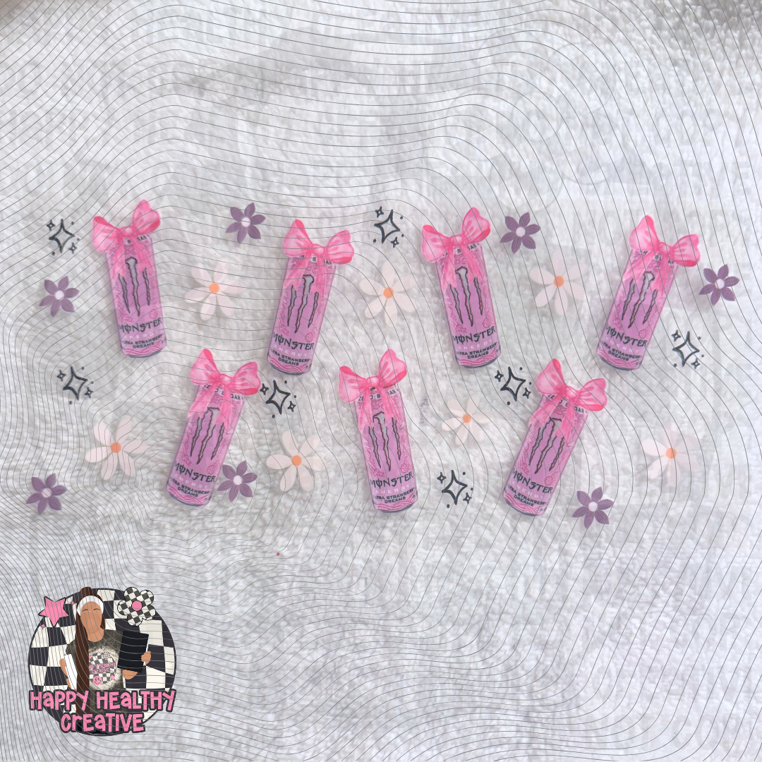 Pink Monster Decal Wrap