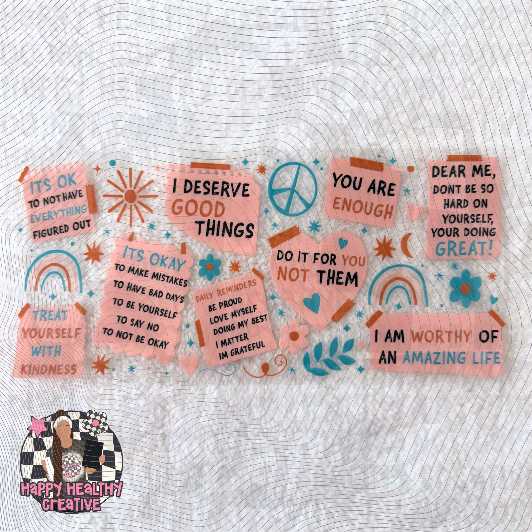 Positive Affirmations Decal Wrap