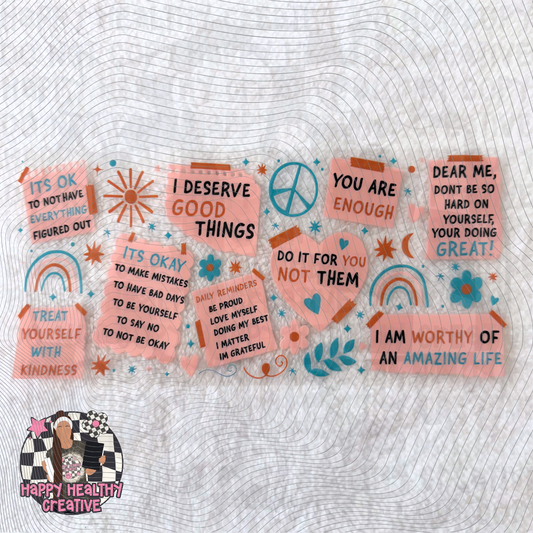 Positive Affirmations Decal Wrap