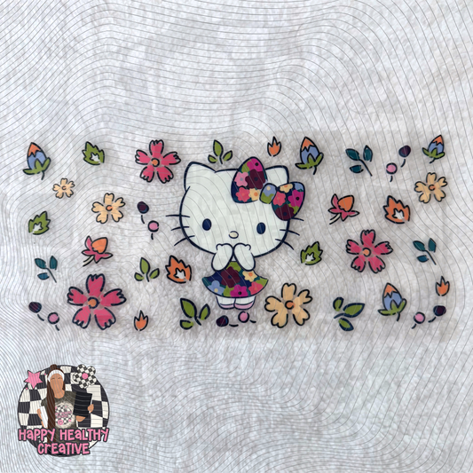 Hello Kitty - Dark Florals Decal Wrap
