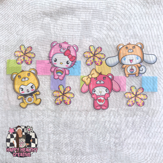 Hello Kitty - Care Bears Decal Wrap