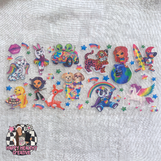 Lisa Frank - Collage Decal Wrap