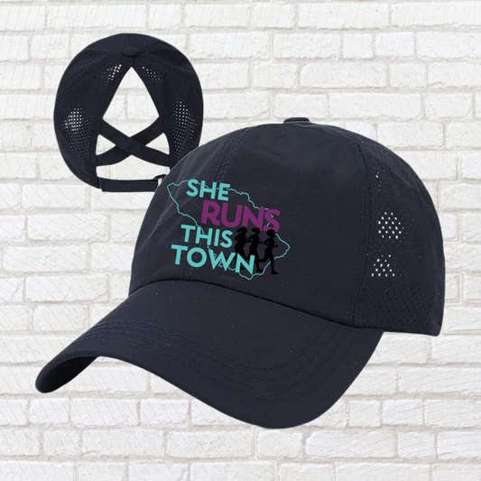 She Runs This Town – Athletic Hat/Cap