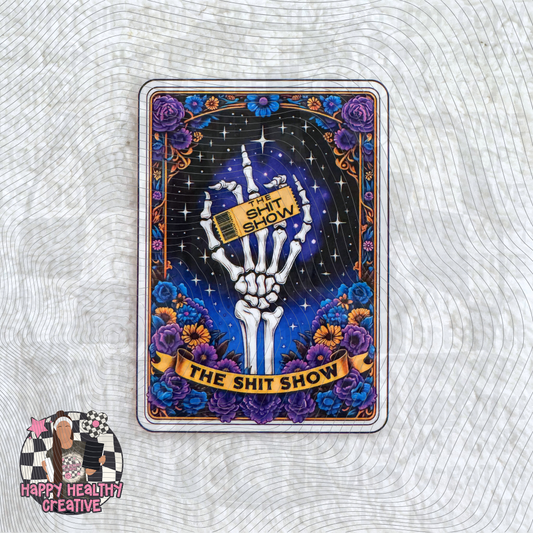 Tarot Card - The Shit Show Decal