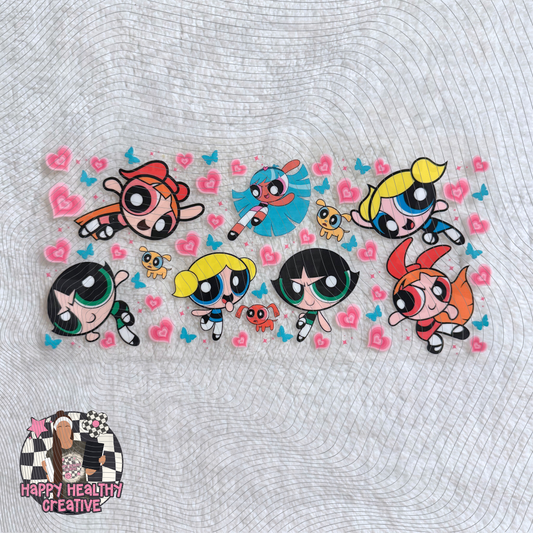 Powerpuff Girls - Hearts Decal Wrap